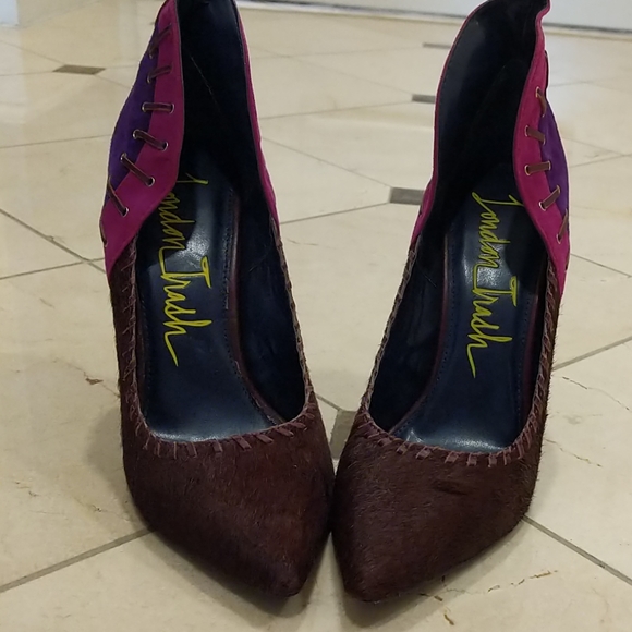 London Trash Shoes - London Trash Dani Pump Purple Shoe 9